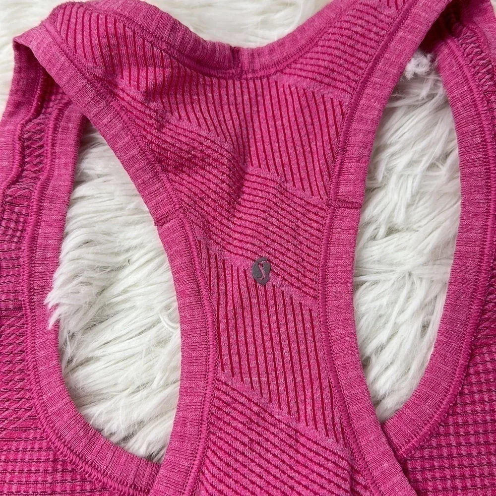 Lululemon Run: Swiftly Tech Racerback Heathered Jewelled Magenta